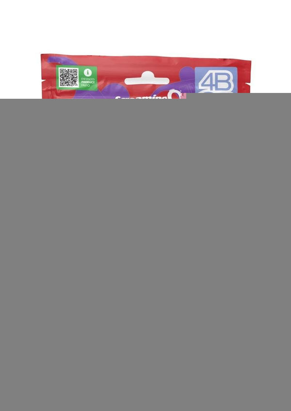 4b Skooch Vibrating Cock Ring with Clitoral Stimulator - Grape/Purple