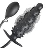 Master Series Ass Puffer Nubbed Inflatable Silicone Anal Plug