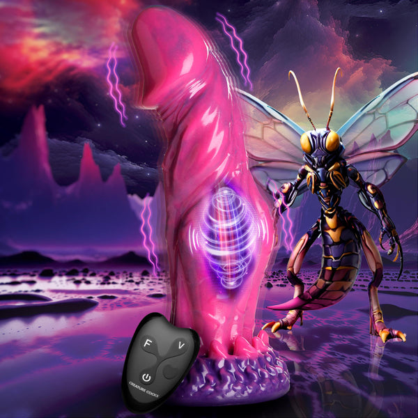 Creature Cocks Xenox Vibrating Rechargeable Silicone Dildo with Remote