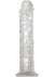 Adam and Eve Crystal Clear Dong - Clear - 8in