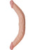 All American Whoppers Curved Double Dildo - Flesh/Vanilla - 13in
