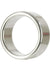 Alloy Metallic Cock Ring - Metal/Silver - Large - 1.75in