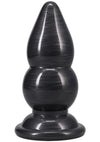 American Bombshell Double Payload Anal Plug - Gun Metal