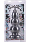 American Bombshell Triple Payload Anal Plug - Gun Metal