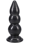 American Bombshell Triple Payload Anal Plug - Gun Metal