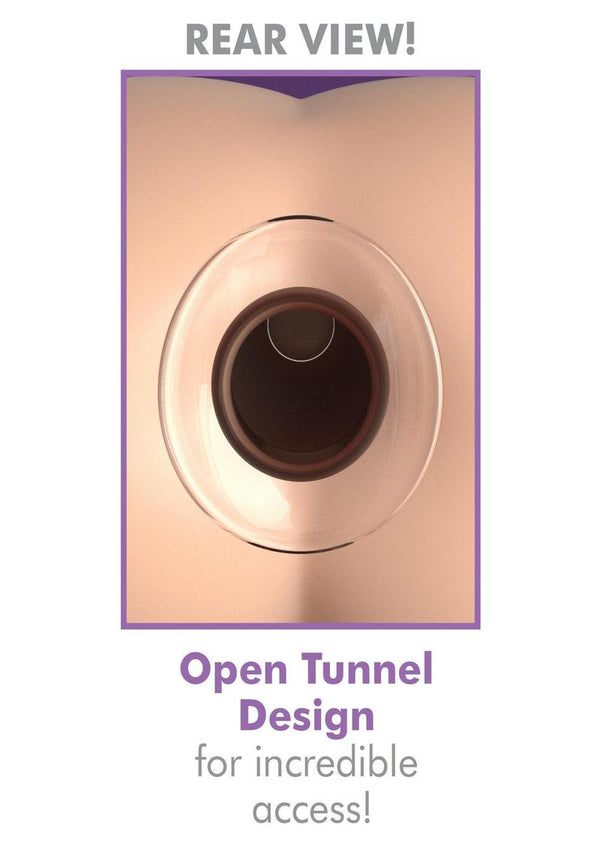 Anal Fantasy Elite Mega Anal Gaper Glass Open Tunnel - XLarge