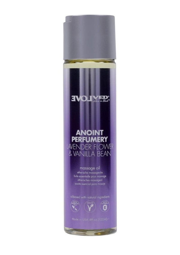 Anoint Perfumery Massage Oil Lavender Flower and Vanilla Bean - 4oz