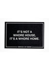 Assholes Live Forever Whore Home Doormat - Black - Bulk
