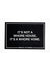 Assholes Live Forever Whore Home Doormat - Black - Bulk