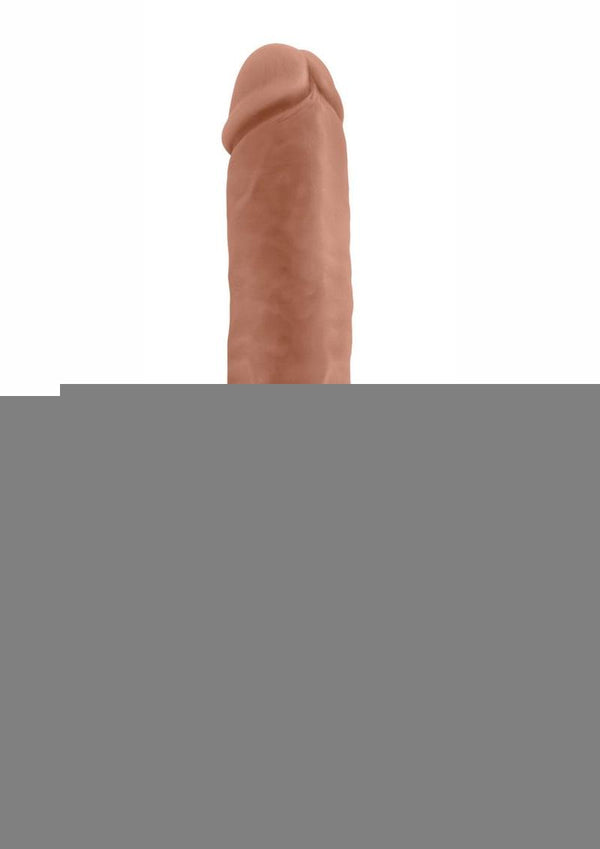 Au Naturel Daddy Sensa Feel Dual Density Dildo with Balls