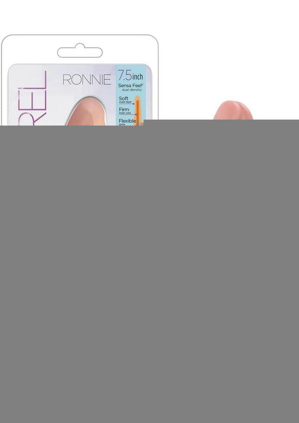 Au Naturel Ronnie Dildo with Suction Cup - Vanilla - 7.75in