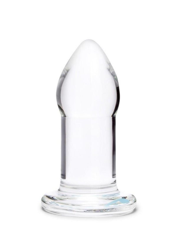 B-Vibe Advanced 7.5 Inch Glass Anal Dilator - Clear