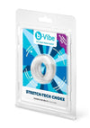 B-Vibe Stretch Tech Choke Cock Ring - Clear