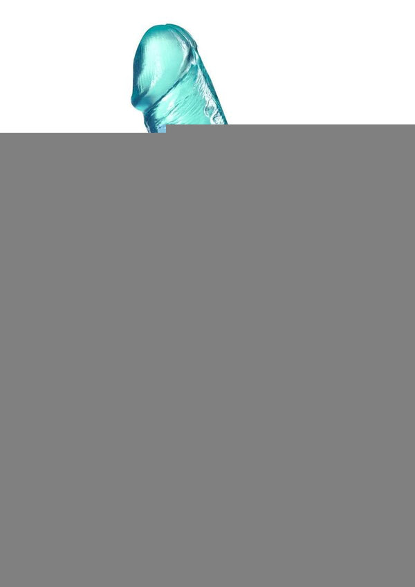 B Yours Plus Lust N' Thrust Realistic Dildo - Teal - 7.5in