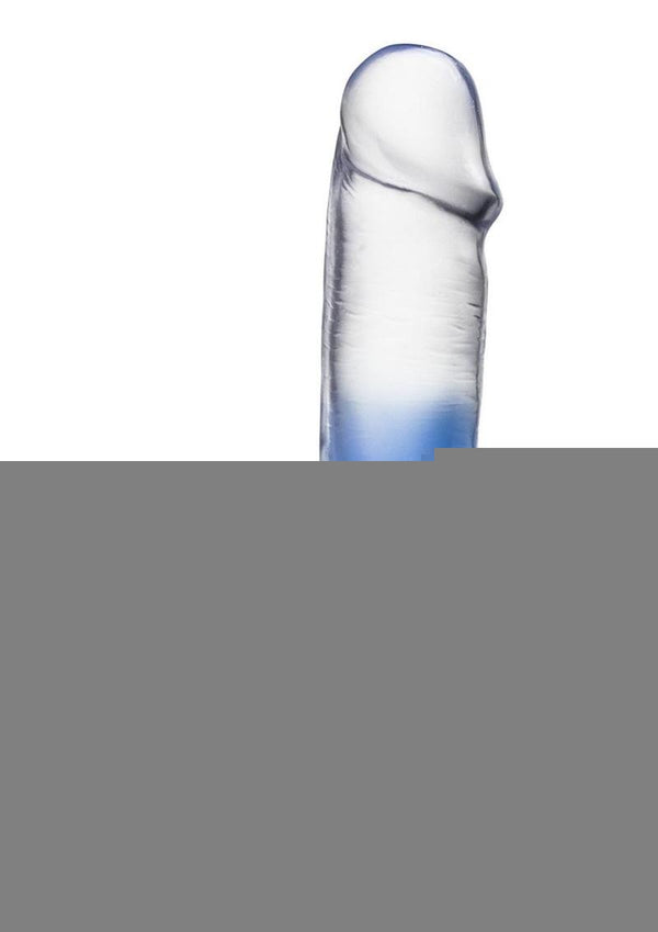 B Yours Stilla Blue Dildo - Blue/Clear - 6in