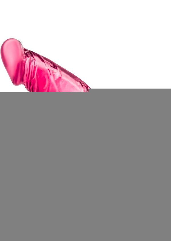 B Yours Sweet N' Hard 8 Dildo with Balls - Pink - 6.5in