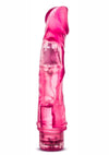 B Yours Vibe 6 Vibrating Dildo - Pink - 9in