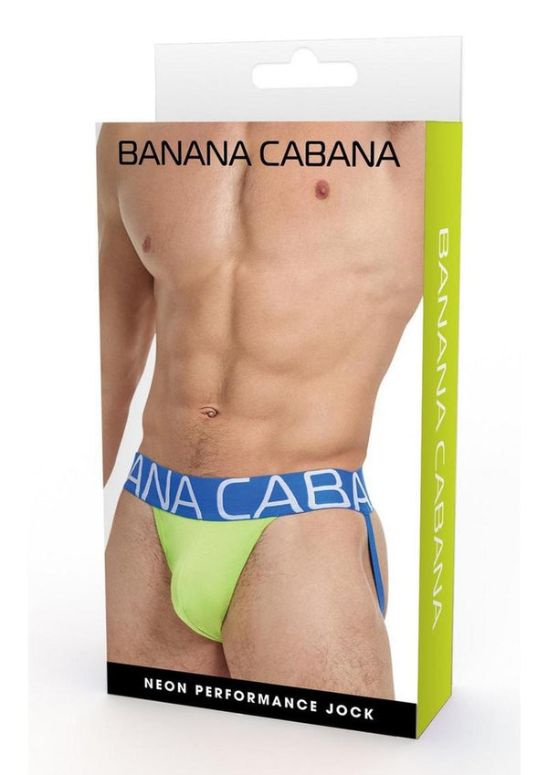 Banana Cabana Jock - Green - Large/Medium