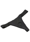 Bedroom Bliss Chérie Thong Strap-On Panty Harness - Black - Large
