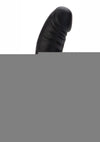 Black Velvet Realistic Vibrator - Black