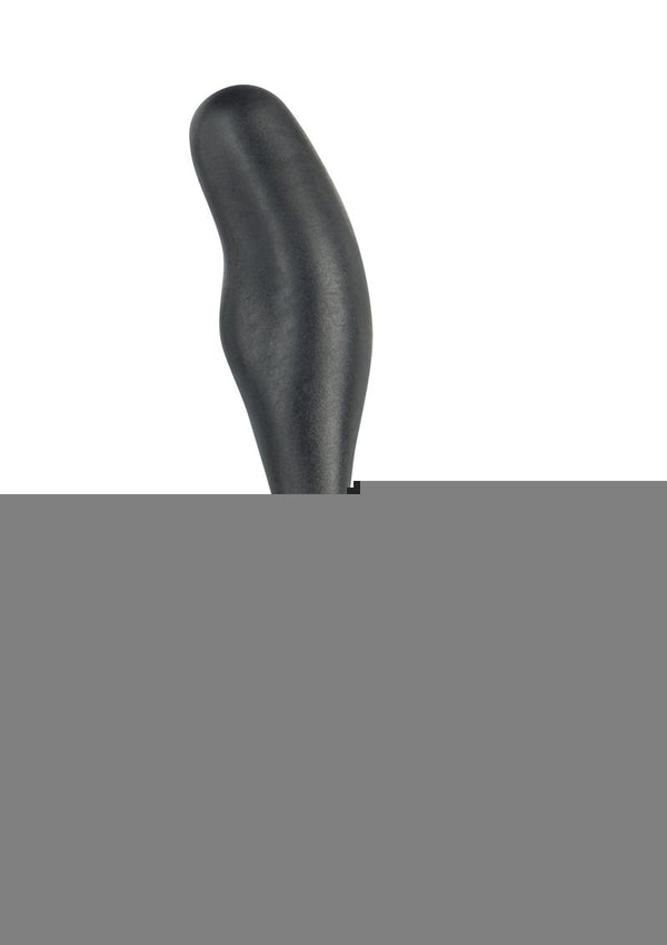 Blue Line Prostate Gear Male P-Spot Massager - Black - 5in