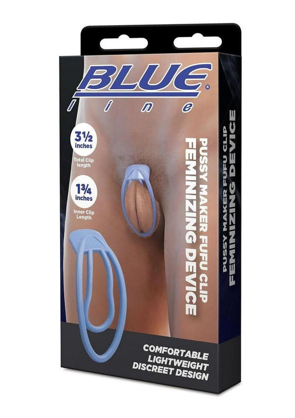 Blueline Pussy Maker Fufu Clip Feminizing Device - Blue