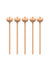Boobylicious Boobie Party Straws - Flesh/Tan - 6 Per Pack
