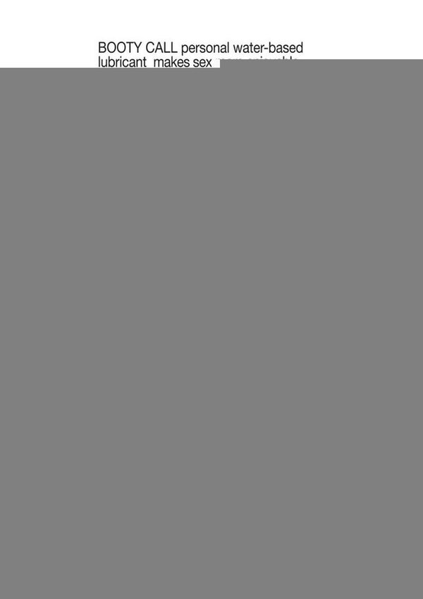 Bootycall Water Based Lubricant - 4oz