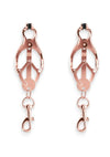 Bound Nipple Clamps C3 - Metal/Rose Gold