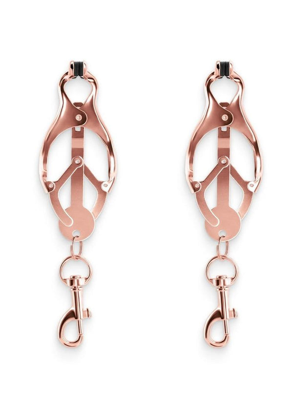 Bound Nipple Clamps C3 - Metal/Rose Gold