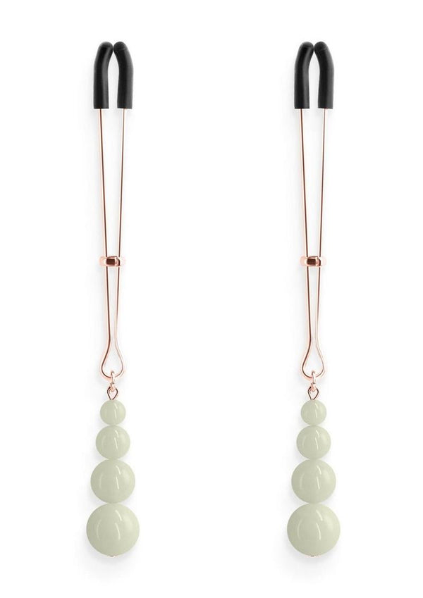 Bound Nipple Clamps G2 Iron - Glow In The Dark/Metal/Rose Gold