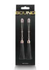 Bound Nipple Clamps T1 - Black/Metal/Rose Gold
