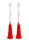 Bound Nipple Clamps T1 - Metal/Red/Rose Gold