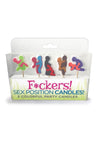 Candyprints F*ckers Sex Position Candles - Assorted Colors - 5 Per Pack