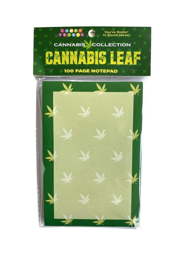 Cannabis Leaf Notepad