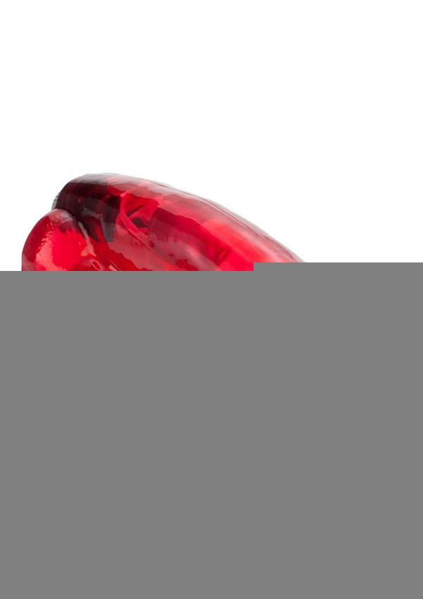 Cherry Scented Vibro Dong Multi Speed Vibrating - Red