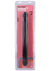 Classic Double Header Smooth Dildo - Black - 18in
