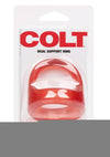 Colt XL Snug Tugger Cock Ring Scrotum Support - Red
