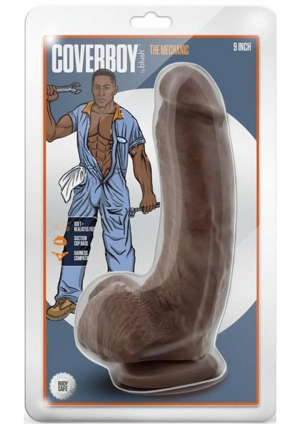 Loverboy The Mechanic Dildo - Chocolate - 9in