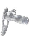 Creature Cock Snow Wolf Hollow Strap-On with Harness