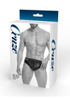 Cruze Kick-Off Lace Up Jock Brief - Black - Large/XLarge