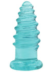 Crystal Jellies Anal Twist - Teal - 5in