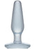 Crystal Jellies Butt Plug - Clear - Medium