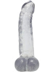 Crystal Jellies Curved Realistic Cock with Balls