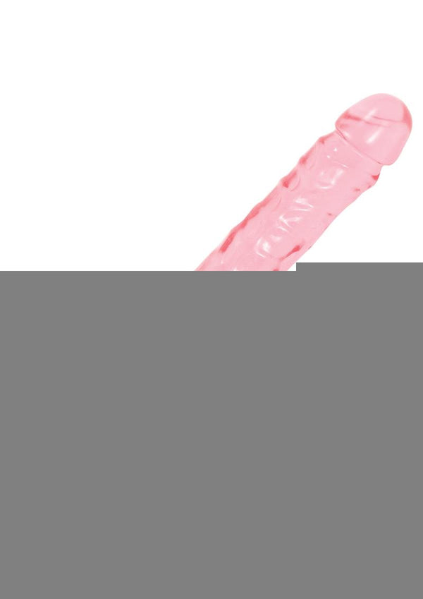 Crystal Jellies Jr. Double Dildo - Pink - 12in
