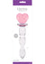 Crystal Premium Glass Heart Of Glass - Pink