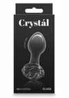 Crystal Premium Glass Rose Probe - Black