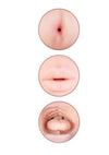 Delite Two Ways Mouth and Ass Masturbator
