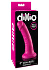 Dillio Realistic Slim Dildo - Pink - 6in