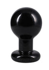 Doc Johnson Round Butt Plug - Black - Large